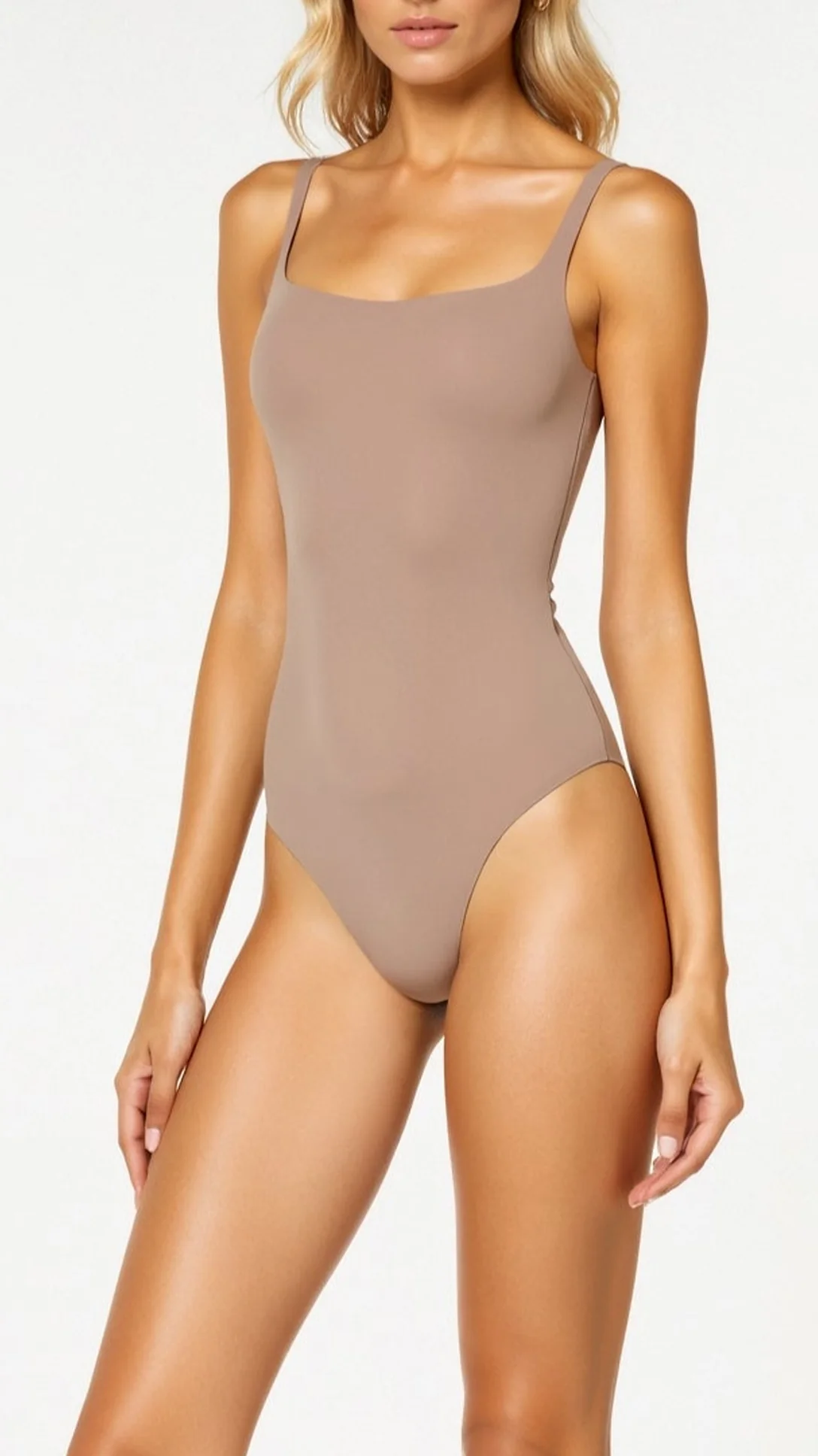 Core Sculpt Plunge Thong Bodysuit - Nextleian
