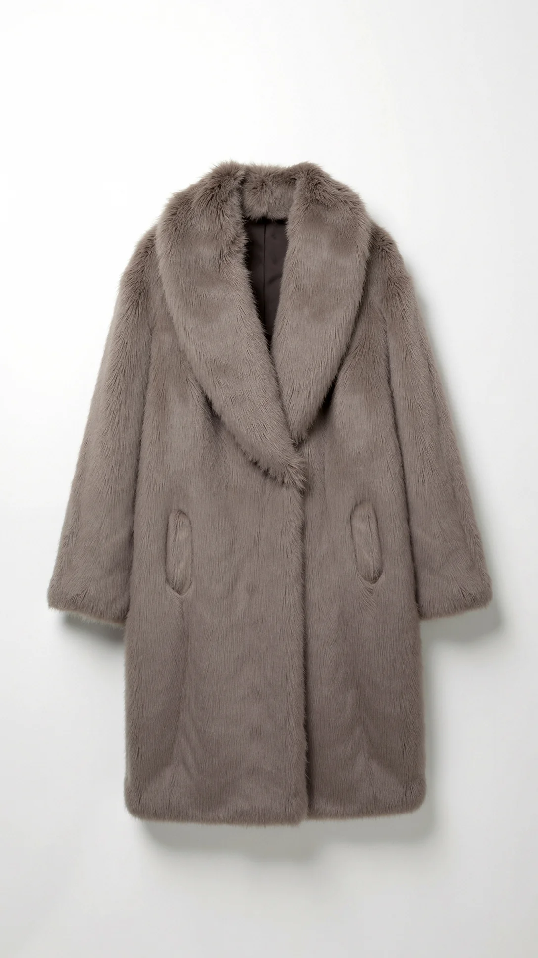 Narcissa Long Faux Fur Jacket - Nextleian