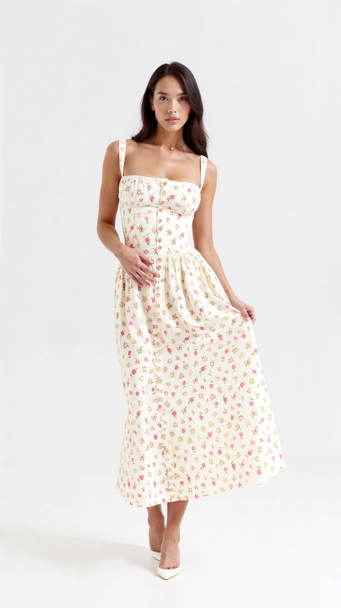 Violetta Midi Dress - Nextleian