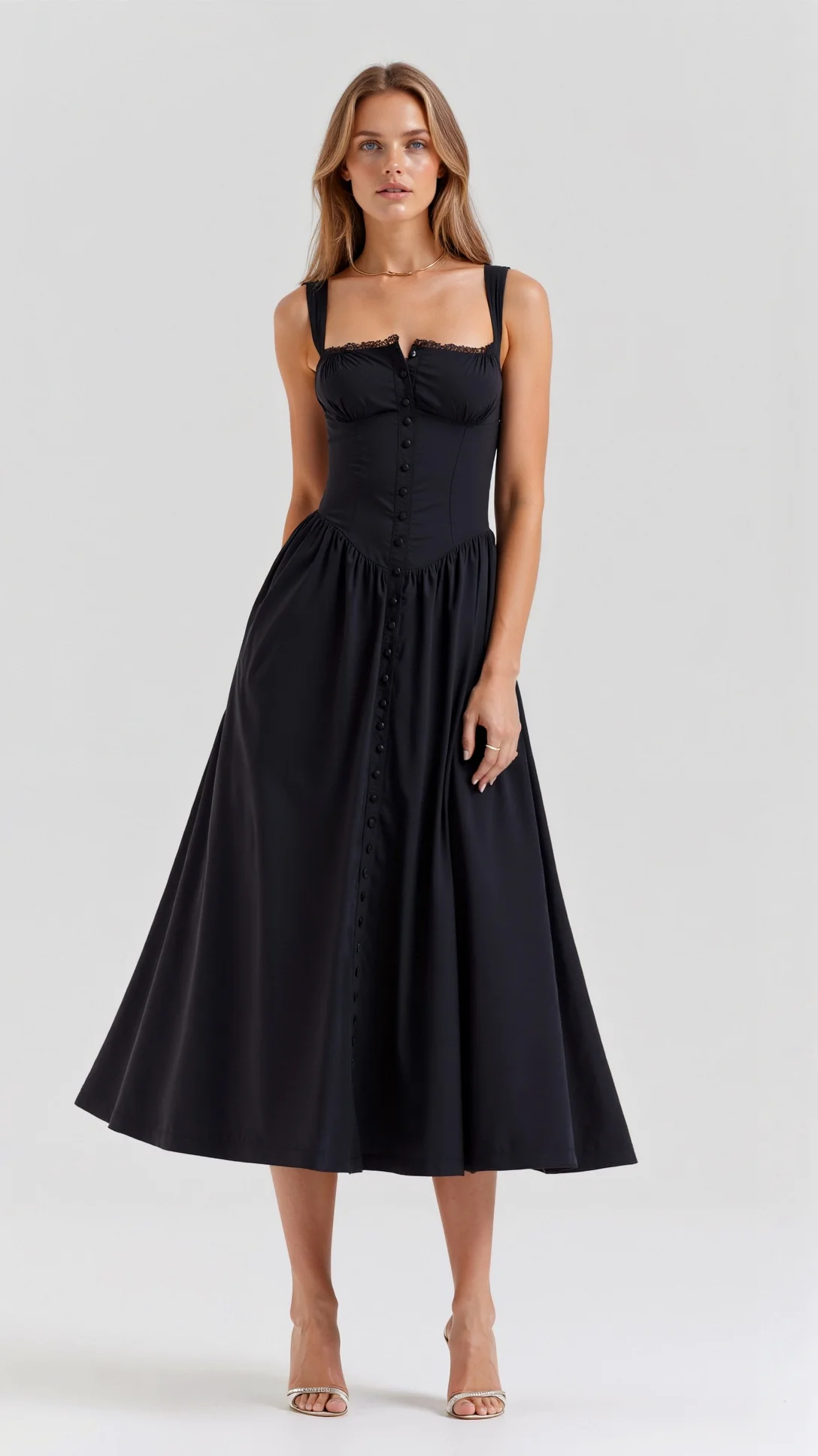 Violetta Midi Dress - Nextleian