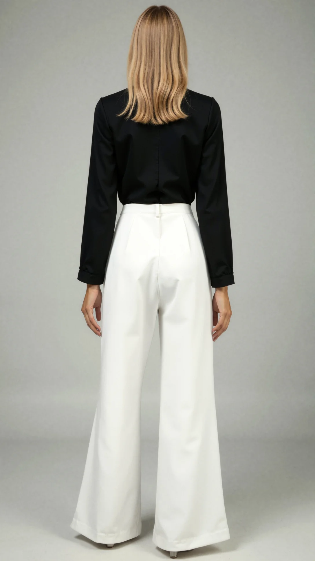 Claire High Waist Straight Leg Trousers - Nextleian