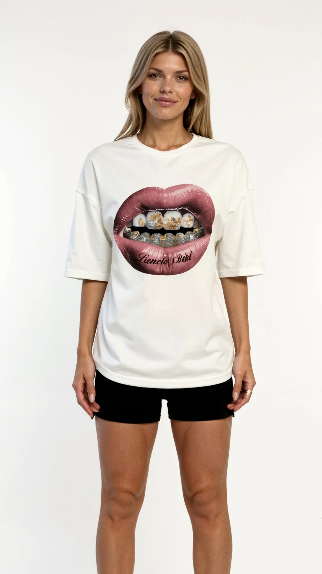 Natalia Oversized Graphic T-Shirt - Nextleian